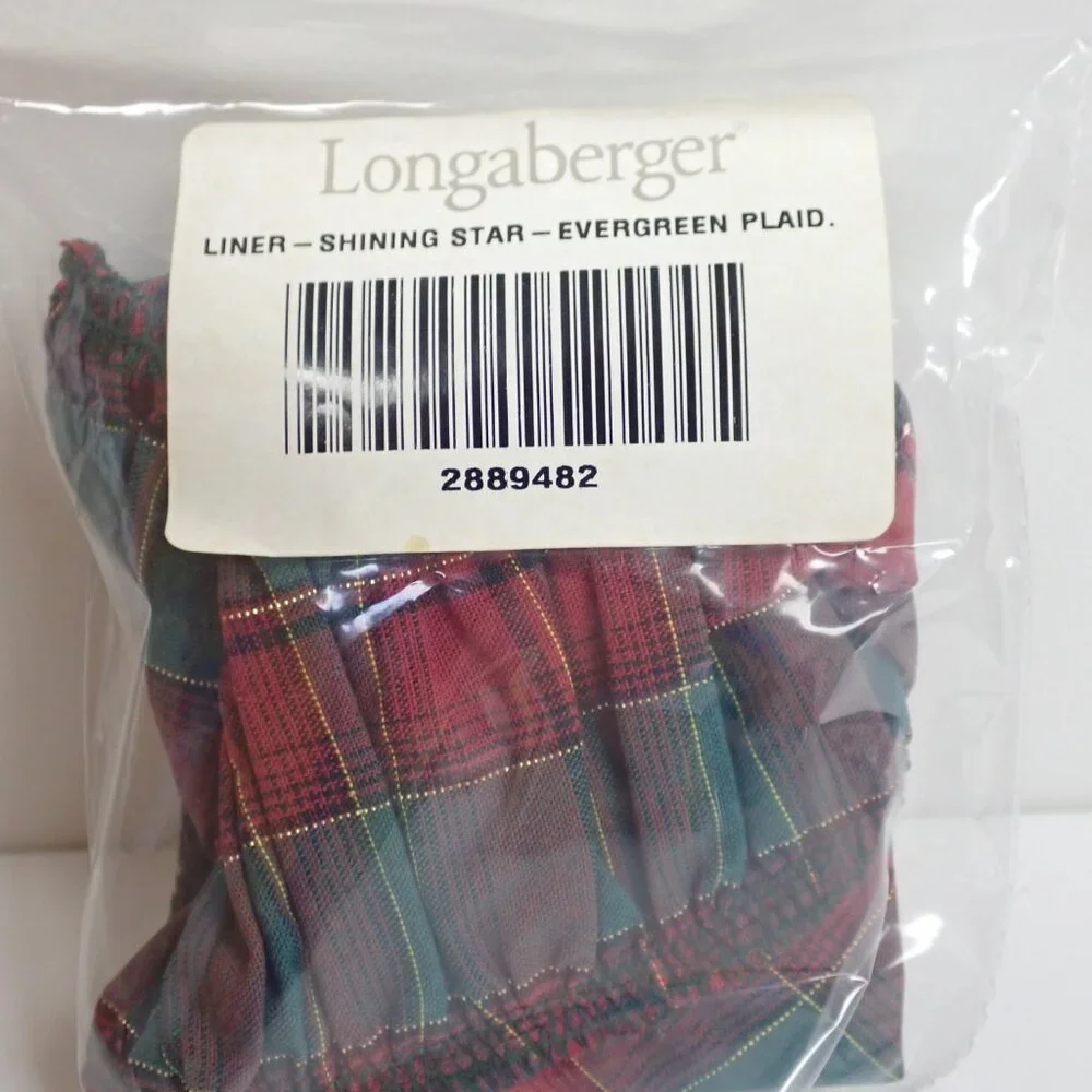 Longaberger Christmas Collection 2001 Edition Shining Star Basket